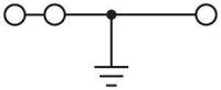 Клемма заземления STS 2.5-TWIN-PE Phoenix Contact 3031733