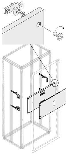 Комплект верт. XT4 3/4P выкат. W=400мм ABB 1STQ007974A0000