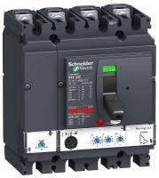 Выключатель автоматический 4п 4т 100А 50кА NSX160N Micrologic 2.2 SchE LV430786