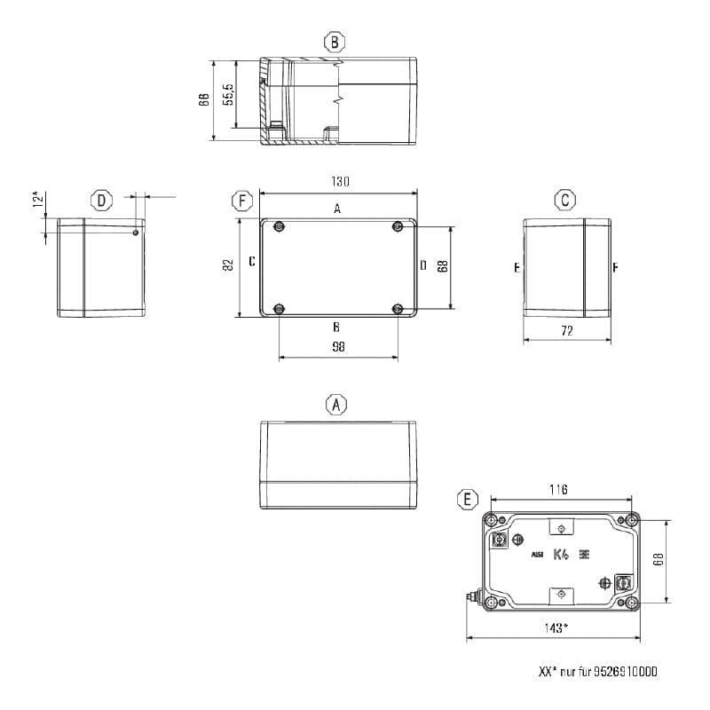 Корпус KLIPPON K4 0342300000