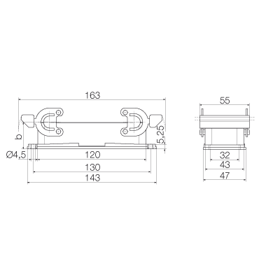 Корпус HDC 24B ABU 1212400000