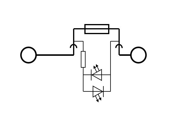 1103260120 Клемма с держателем предохранителя со светодиодом KUDF4AD12V