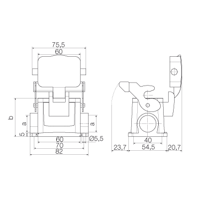 Корпус HDC 06B SDLU 1M25G 1900380000