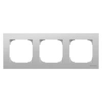 Рамка 3-м Sky нерж. сталь ABB 2CLA857300A1401