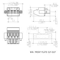 Штекерный соединитель печат BLZP 5.08HC/04/90F SN BK BX PRT 2067100000