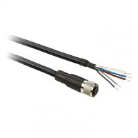 Кабель с коннектором М12 5-pin 20м разъем прямой SchE XZCP11V12L20