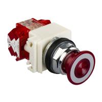 Кнопка грибовидная 30мм 120В красн. SchE 9001KR9P38RH25