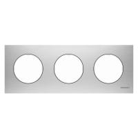 Рамка 3-м Sky Moon нерж. сталь ABB 2CLA867300A4001