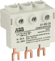 Колодка S1-M2-25 для подкл. 3-ф каб. ABB 1SAM201907R1102