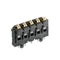 Штекерный соединитель печат SR-SMD 4.50/05/90 AU BK RL 1155850000