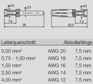 Штекерный соединитель печат HDC-C-HE-SM0.5AG 1200500000