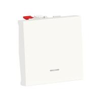 Переключатель 1-кл. 2мод. СП Unica Modular IP21 (сх. 6а) с нейтралью бел. SchE NU320318S