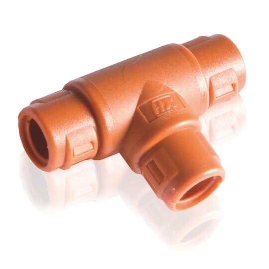 Фитинг-Т TPH202012 нейлон 6 d20мм d20мм d12мм оранж. (уп.400шт) ABB 7TCA298010R1151