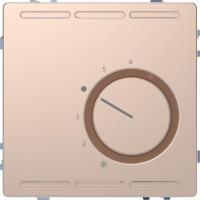 Терморегулятор Merten D-Life PlusLink с цетральной платой с переключателем конт. 24В SD шампань SchE MTN5763-6051