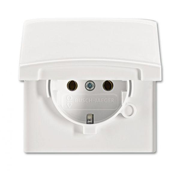 Розетка Schuko Allwetter44 16А 250В 20 EUGKB-32-101 с защ. крышкой защ. шторки (уплот. кольцо в комплекте) IP44 сл. кость ABB 2CKA002064A0292