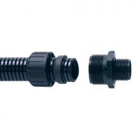 Фитинг AS прямой пласт. d16 PG1 черн. (уп.10шт) ABB 7TCA296000R1630