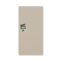 Клавиша Levit двойная правая с символом сцены free@home кофе макиато ABB 2CHH622203A4018
