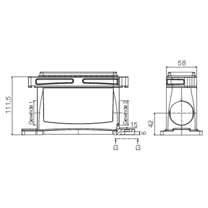 Профильное уплотнение HDC IP68 24B SS 1081450000