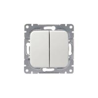 Выключатель 2-кл. 1п СП Jussi 16А IP20 (сх. 5) 230В бел. ABB 2TKA000167G1