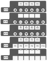 Лист с маркир. клавиш для панелей XBT R400/410 (уп.10шт) SchE XBLYR00