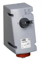 Розетка 16А 3P+N+E с выкл. и мех. блокировкой IP67 ABB 2CMA167842R1000