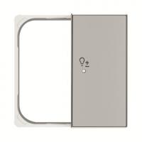 Клавиша двойная правая SRD-2-R-85PL free@home SKY светорегулятор серебристая ABB 2CLA852647A1301