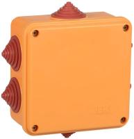 Коробка распаячная огнестойкая ПС 100х100х50 6P 4кв.мм IP55 6 вводов ИЭК UKF30-100-100-050-6-4-09