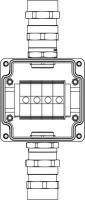 Корпус взрывозащищенный GRP 120х120х90мм 1 Ex e IIC T5 Gb / Ex tb IIIB T95град.C IP66 DKC 1231.031.20.04Y