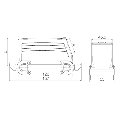 Корпус HDC 64D TSBO 1M25G 1786800000
