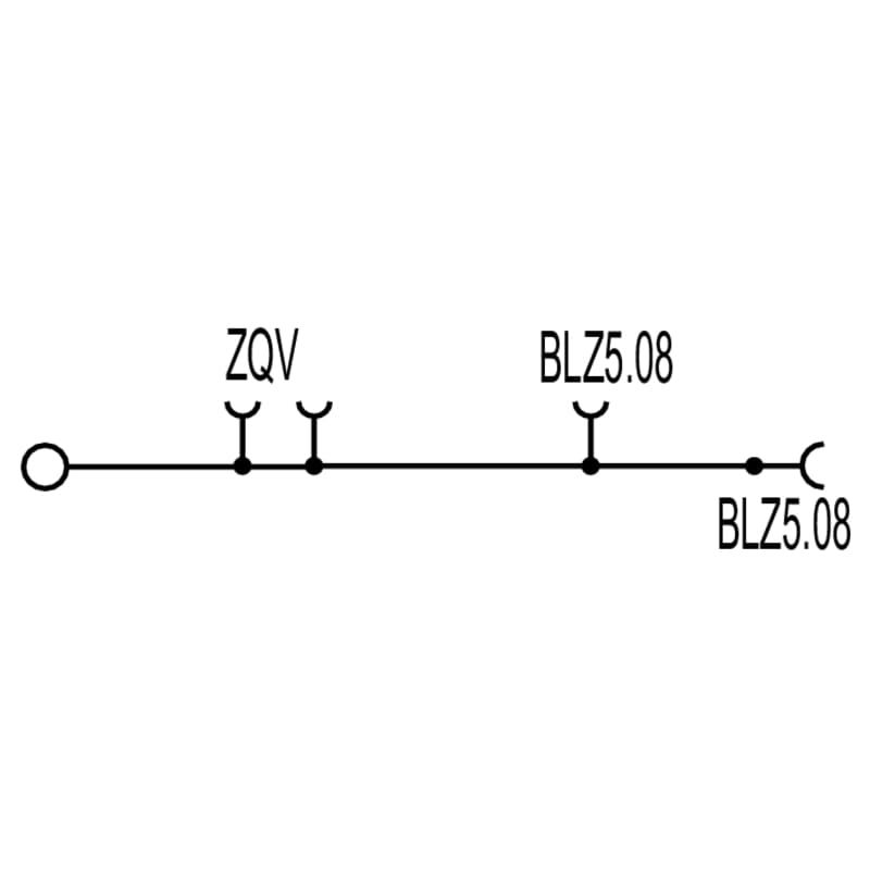Проходная клемма WDU 1.5/ZQV/BLZ 5.08 1784460000