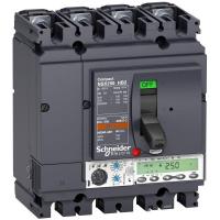 Выключатель автоматический 4п 160А 100кА при 690В NSX250HB2 Micrologic 6.2E SchE LV433587