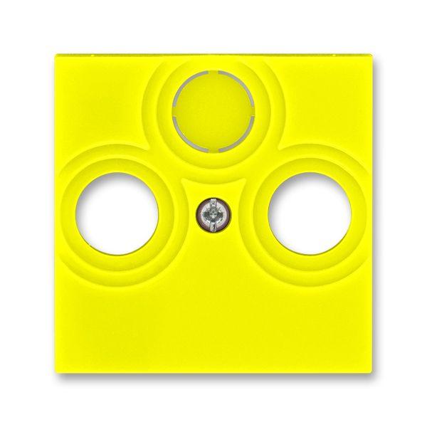 Накладка Levit для розеток TV-R/TV-R-SAT желт. ABB 2CHH080300A4064