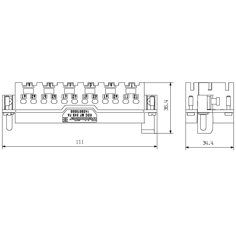 Профильное уплотнение HDC MF 24B FA 1429070000