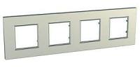 Рамка 4-м Unica quadro титан SchE MGU6.708.57