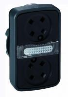 Головка для кнопки двойн. без вставок + Led SchE ZB4BW7A9