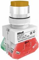 Выключатель кнопочный ABLFP 22мм 24В AC/DC ВК-22 LED желт. SchE 25071DEK