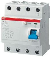 Выключатель диф. тока 4п 125А 30мА тип AC F204 ABB 2CSF204001R1950