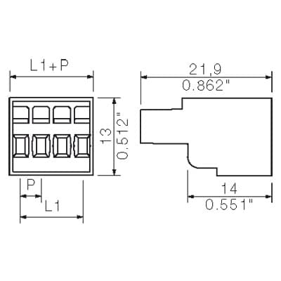 Штекерный соединитель печат BLZF 3.50/23/180 SN BK BX 1690630000