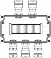 Корпус взрывозащищенный из алюм. 220х120х90мм 1Ex e IIC Т5 Gb / Ex tb IIIB T95°C Db IP66 DKC 1201.141.20.01J