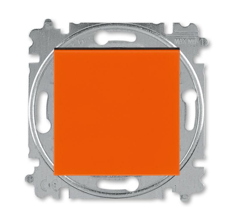 Переключатель перекрестный 1-кл. СП Levit IP20 оранж./дым. черн. ABB 2CHH590745A6066