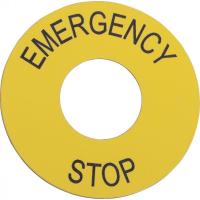 Маркировка "EMERGENCY STOP" SchE ZB2BY9330
