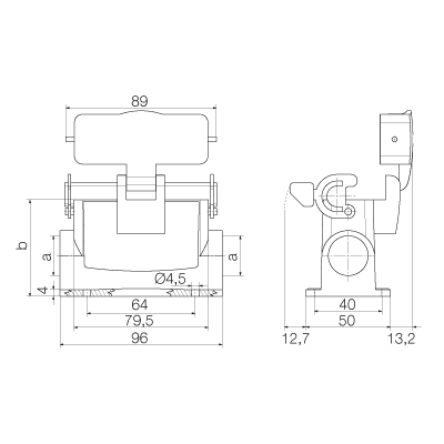 Корпус HDC 16A SDLU 2M25G 1788780000