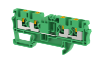 3103060003 Клемма проходная на 4 подключения зеленая PQ4-2×2-GREEN