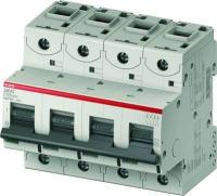 Выключатель автоматический модульный 4п C 80А 15кА S804C C80 ABB 2CCS884001R0804