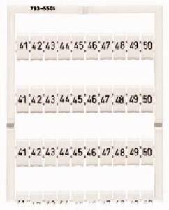 Маркировка WMB MULTI 41-50 для шир. 5-17.5мм WAGO 793-5506