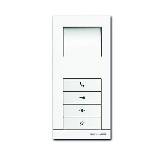 Устройство BJE-W АУ аудио 4 клавиши бел. ABB 2CKA008300A0324