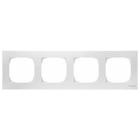 Рамка 4-м Sky базовая альп. бел. ABB 2CLA857410A1101