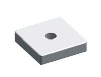 Гайка М4 20х20х4 квадр. (уп.10шт) ABB ZX227P10