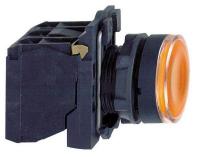 Кнопка 22мм 48-120В с подсветкой желт. SchE XB5AW35G5