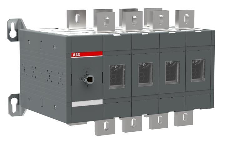 Рубильник реверсивный 4п OTM800E4CM110V 800А с мотор. приводом 110В AC/DC ABB 1SCA022872R8260